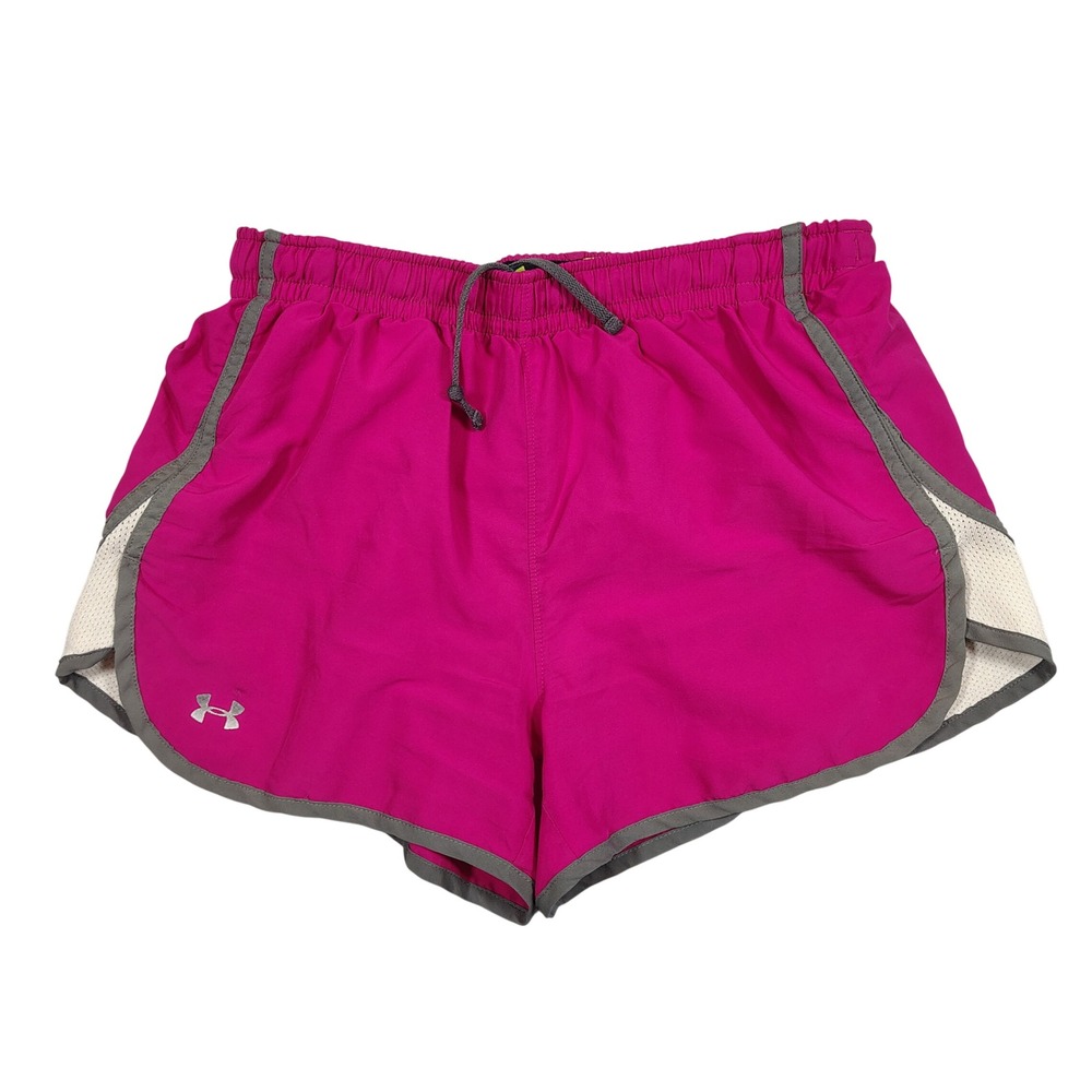 Under Armour‎ Running Shorts Womens XS Pink HeatGear Solid Polyester